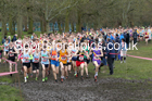 Intermediate boys, 2020 New Balance English Schools Champs., Sefton Park, Liverpool. Photo: David T. Hewitson/Sports for All Pics
